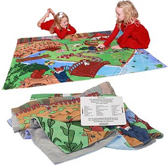 Toddlers and Kids Seek-and-Find Blanket, Interactive Springtime in The Woodlands Twin Bed Throw