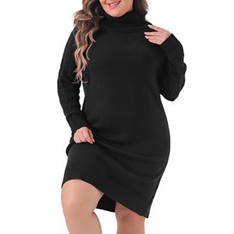 Plus Size Sweaters For Women Long Sleeve Turtleneck Pullover Warm Long Sweater Tops