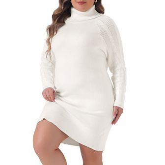 Plus Size Sweaters For Women Long Sleeve Turtleneck Pullover Warm Long Sweater Tops