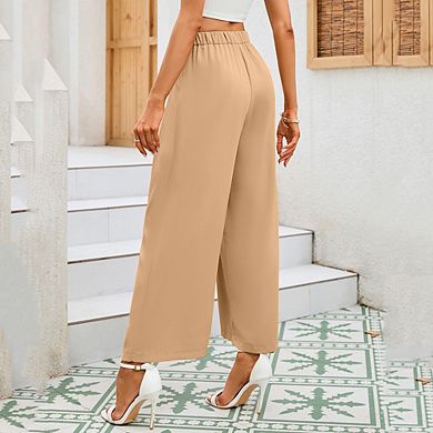 Women High Waisted Wide Leg Palazzo Pants