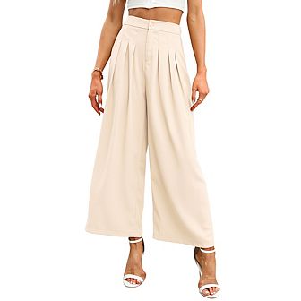 Women High Waisted Wide Leg Palazzo Pants