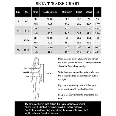 Women's Long Sleeve V Neck Jumpsuit Belted Stretchy Wide Leg Long Pant Romper With Pockets