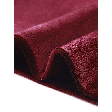 Plus Size Women's Velvet Cape Blazer Jackets Casual Split Long Sleeve Open Front Coat
