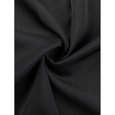 Women's Plus Size Chiffon Top V-Neck Long Sleeve Pleated Back Shirts Casual Blouse