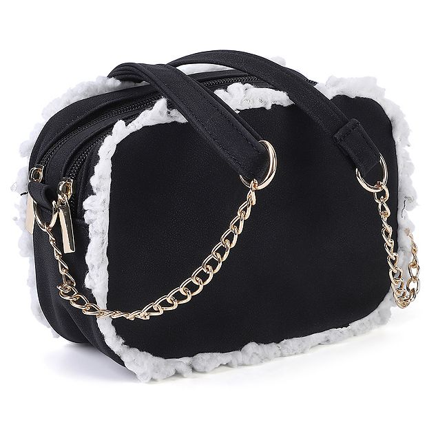Small Retro Classic Fashion Design Messenger Shoulder Bag With Zipper Closure For Women