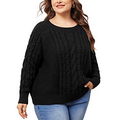 Plus Size Black Sweaters Kohl s