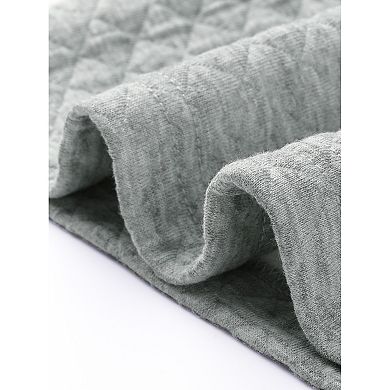 Women's Plus Size Casual Jackets Long Sleeve Button Lightweight Cropped With Pockets