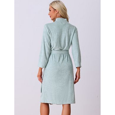 Women's Medium Durable Lightweight Kimono Luxury Spa Resort & Hotel Bathrobe