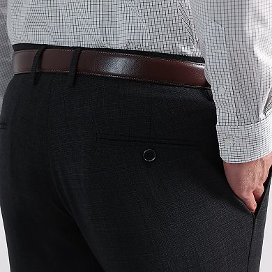 Men's Haggar® Wool Blend Tailored-Fit Flat-Front Dress Pants
