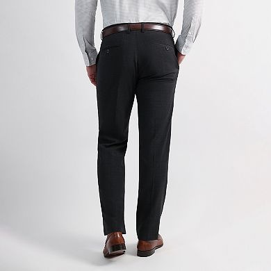 Men's Haggar® Wool Blend Tailored-Fit Flat-Front Dress Pants