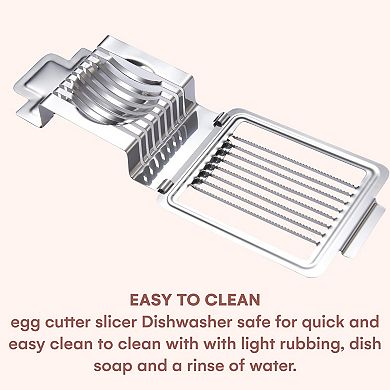 Kitchtic Egg Slicer For Hard Boiled Eggs