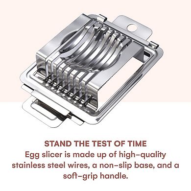 Kitchtic Egg Slicer For Hard Boiled Eggs