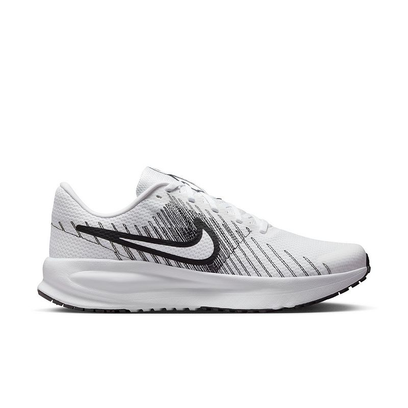 Nike Run Defy Men's Road Running Shoes, Size: 7, White Black
