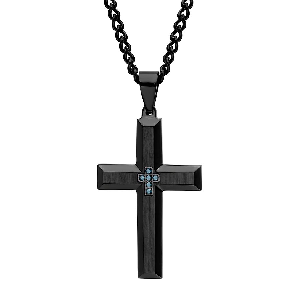 Cross Necklace Kohls Mens Silver Necklace Kohls Diamond Cross Outlet
