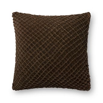 Loloi Velvet Textured 22" x 22" Throw Pillow