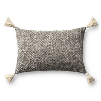 Loloi Distressed Diamond 22" x 22" Throw Pillow
