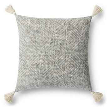 Loloi Distressed Diamond 22" x 22" Throw Pillow