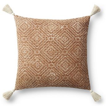 Loloi Distressed Diamond 22" x 22" Throw Pillow