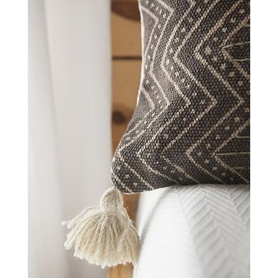 Loloi Grey Cream 13" x 35" Throw Pillow