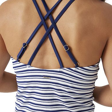 Women's Nautica High Neck Double Strap Tankini Top