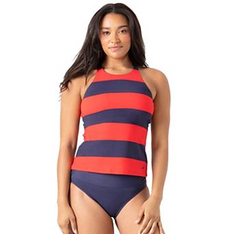 Women's Nautica High Neck Double Strap Tankini Top