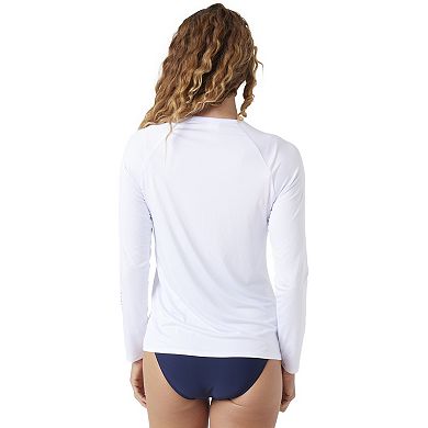Women's Nautica Long Sleeve Rash Guard