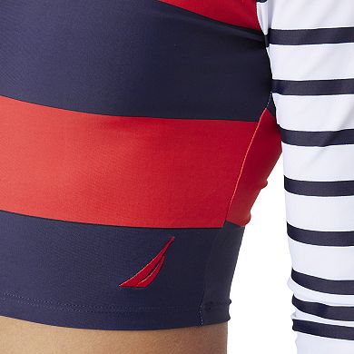 Women's Nautica All Hands On Deck Long Sleeve Rashguard