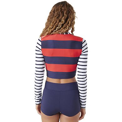 Women's Nautica All Hands On Deck Long Sleeve Rashguard
