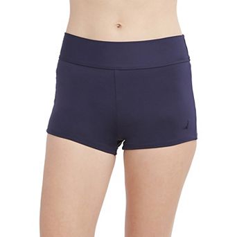 Women's Nautica Knit Boyshort Swim Bottoms