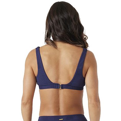 Women's Nautica Jet Setter V-Wire Swim Top with Removable Soft Cups