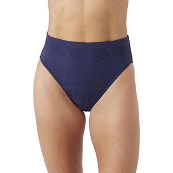 Women's Nautica Jet Setter High Waist Swim Bottoms with Tummy Control