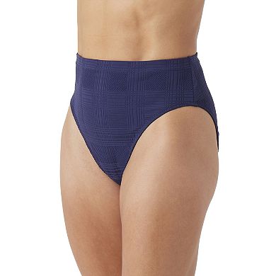 Women's Nautica Jet Setter High Waist Swim Bottoms with Tummy Control