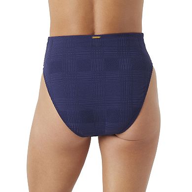 Women's Nautica Jet Setter High Waist Swim Bottoms with Tummy Control
