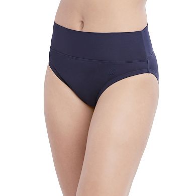 Women's Nautica Knit Fold Over Midrise Swim Bottoms