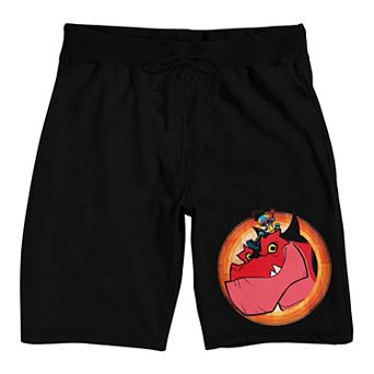 Men's Moon Girl and Devil Pajama Shorts