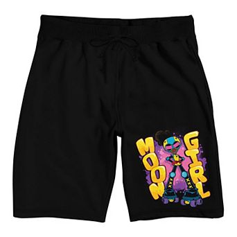 Men's Moon Girl Pajama Shorts