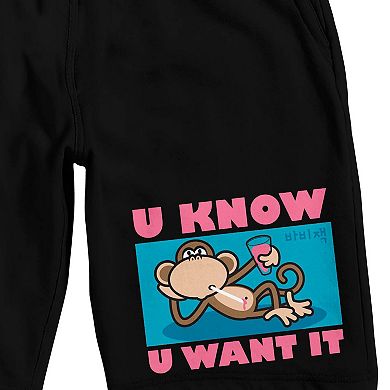 Men's Bobby Jack "U Know U Want It" Pajama Shorts