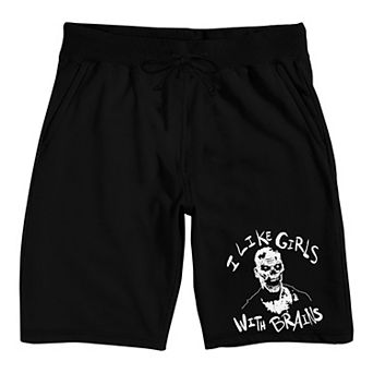 Men's I Like Girls With Brains Pajama Shorts