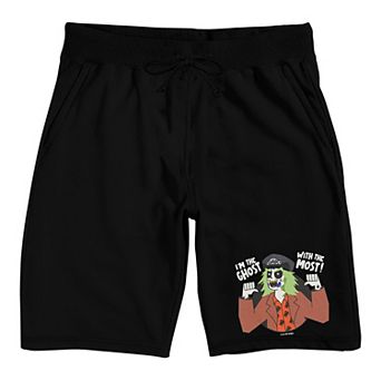 Men's Beetlejuice "I'm the Ghost with the Most" Pajama Shorts
