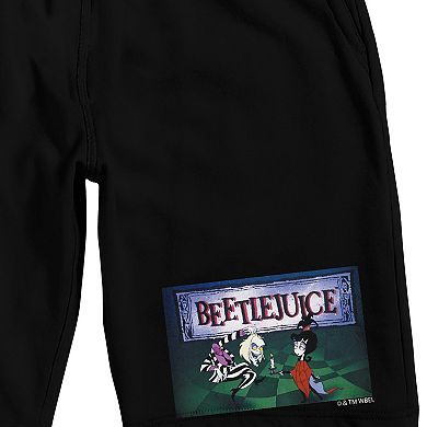 Men's Beetlejuice Animated Pajama Shorts
