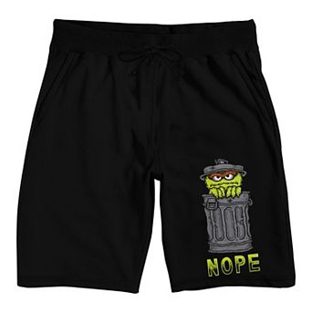 Men's Sesame Street Oscar Pajama Shorts