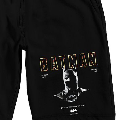 Men's Batman 1989 Movie Pajama Shorts