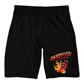 Men's Deadpool Hot Pepper Pajama Shorts