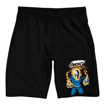 Men's Ghost Rider Fiery Pajama Shorts
