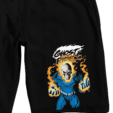 Men's Ghost Rider Fiery Pajama Shorts