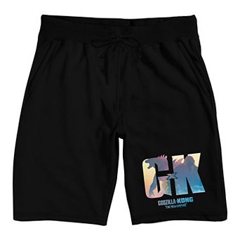 Men's Godzilla vs. Kong Title Pajama Shorts