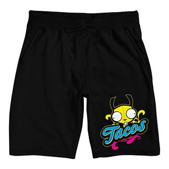 Men's Invader Zim GIR Tacos Pajama Shorts