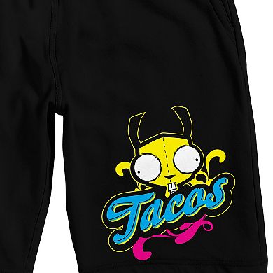 Men's Invader Zim GIR Tacos Pajama Shorts