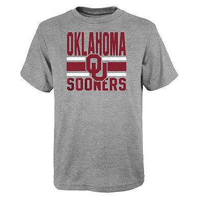 Kids 4-7 NCAA Oklahoma Sooners Fan Wave Combo Tee