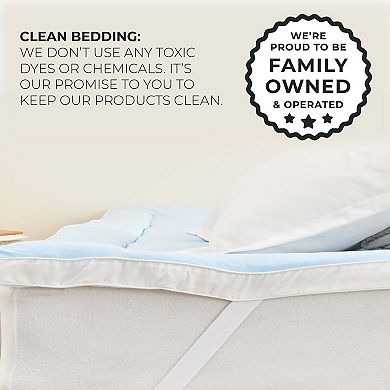 Cooling Ultra Loft Down Alternative Mattress Pad Topper
